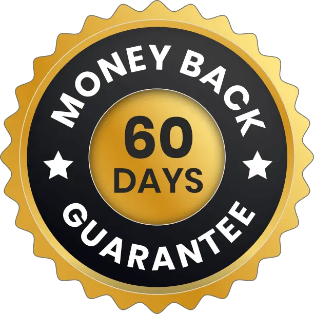 Derila Ergo 60 night money back guarantee seal